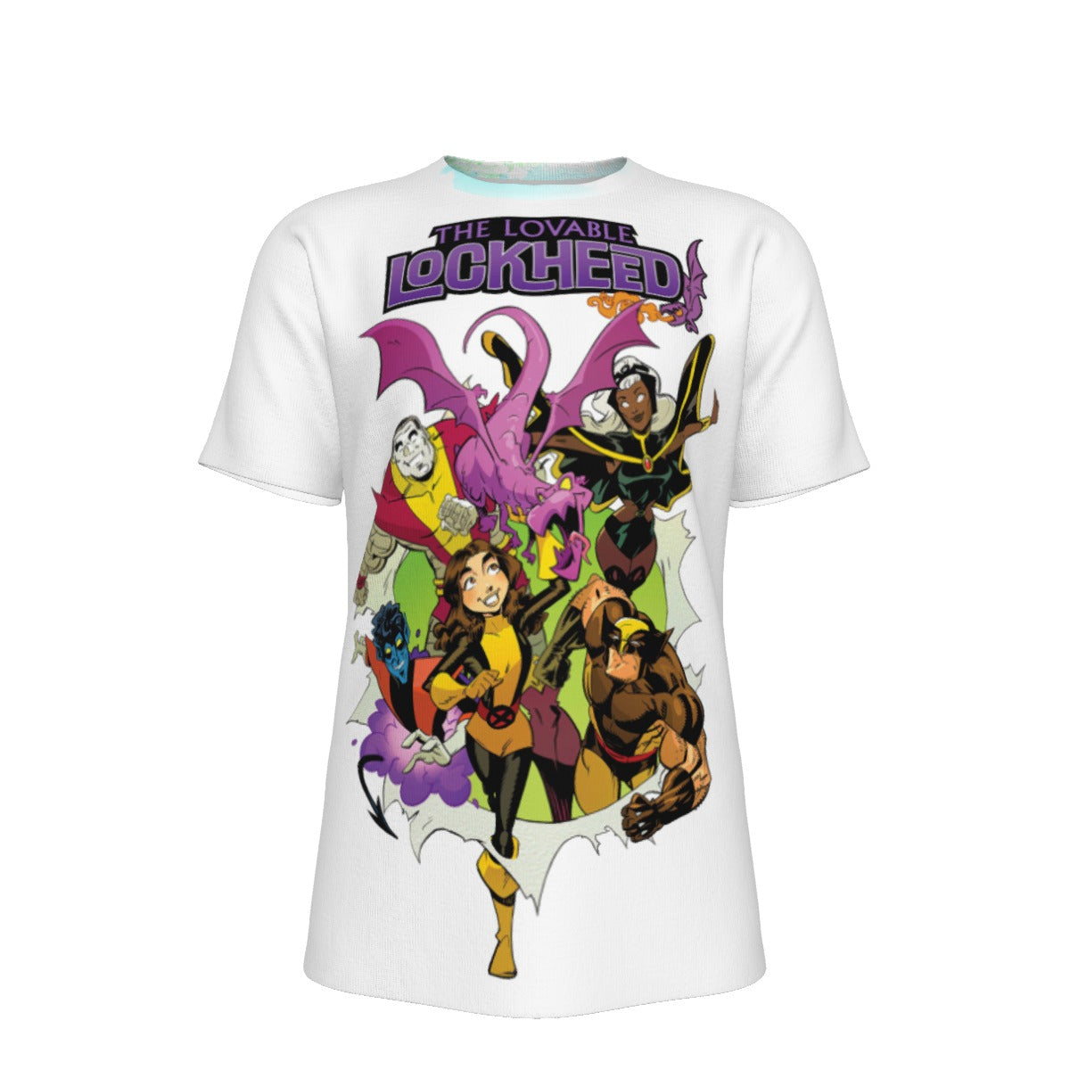 LOVABLE LOCKHEED OVER PRINT SHIRT AND TANK TOP -BOB LAYTON ART