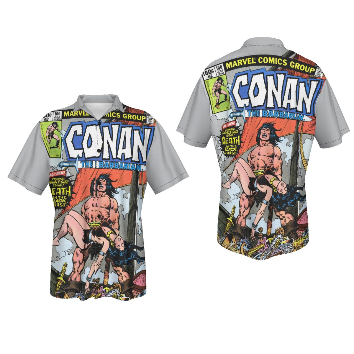CONAN THE BARBARIAN 100 All Over Print Shirt & Tank Top