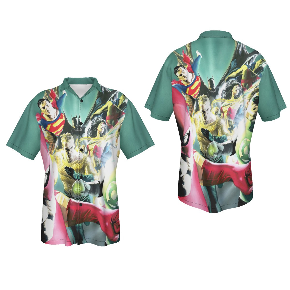 JLA POSTER All Over Print Shirt & Tank Top - ALEX ROSS ART