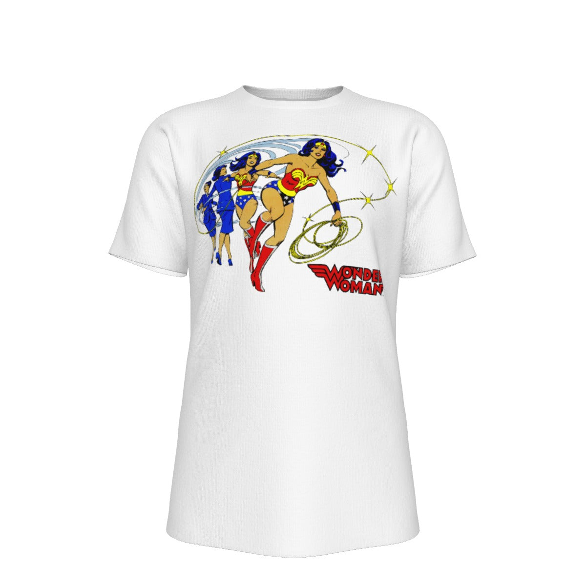 WONDER WOMAN SPIN All Over Print Shirt & Tank Top - JOSE LUIZ GARCIA LOPEZ ART