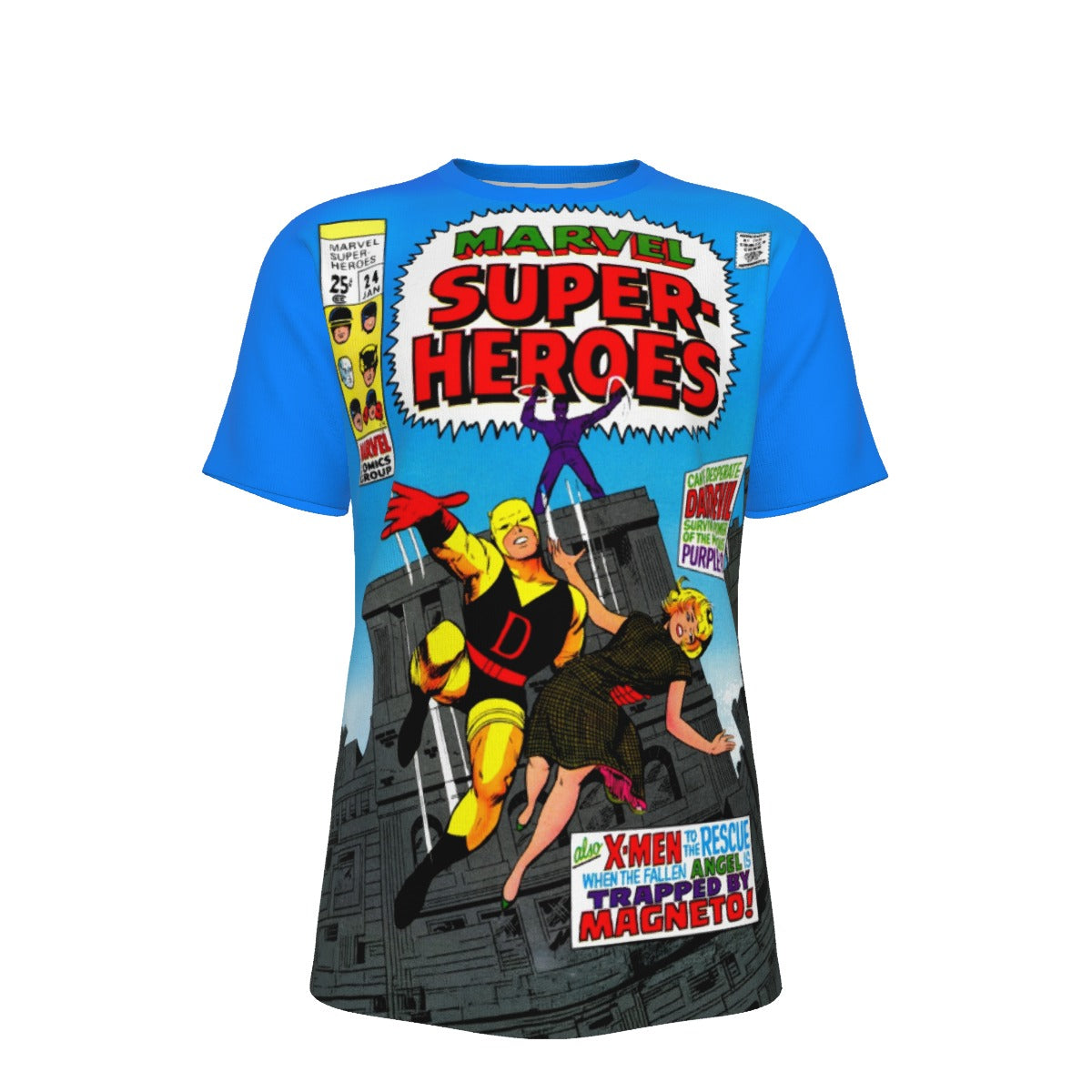 MARVEL SUPER HEROES 24 All Over Print Shirt & Tank Top - DAREDEVIL