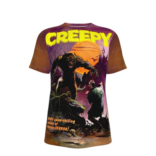 CREEPY 4  ALL OVER PRINT SHIRT AND TANK TOP- FRANK FRAZETTA ART