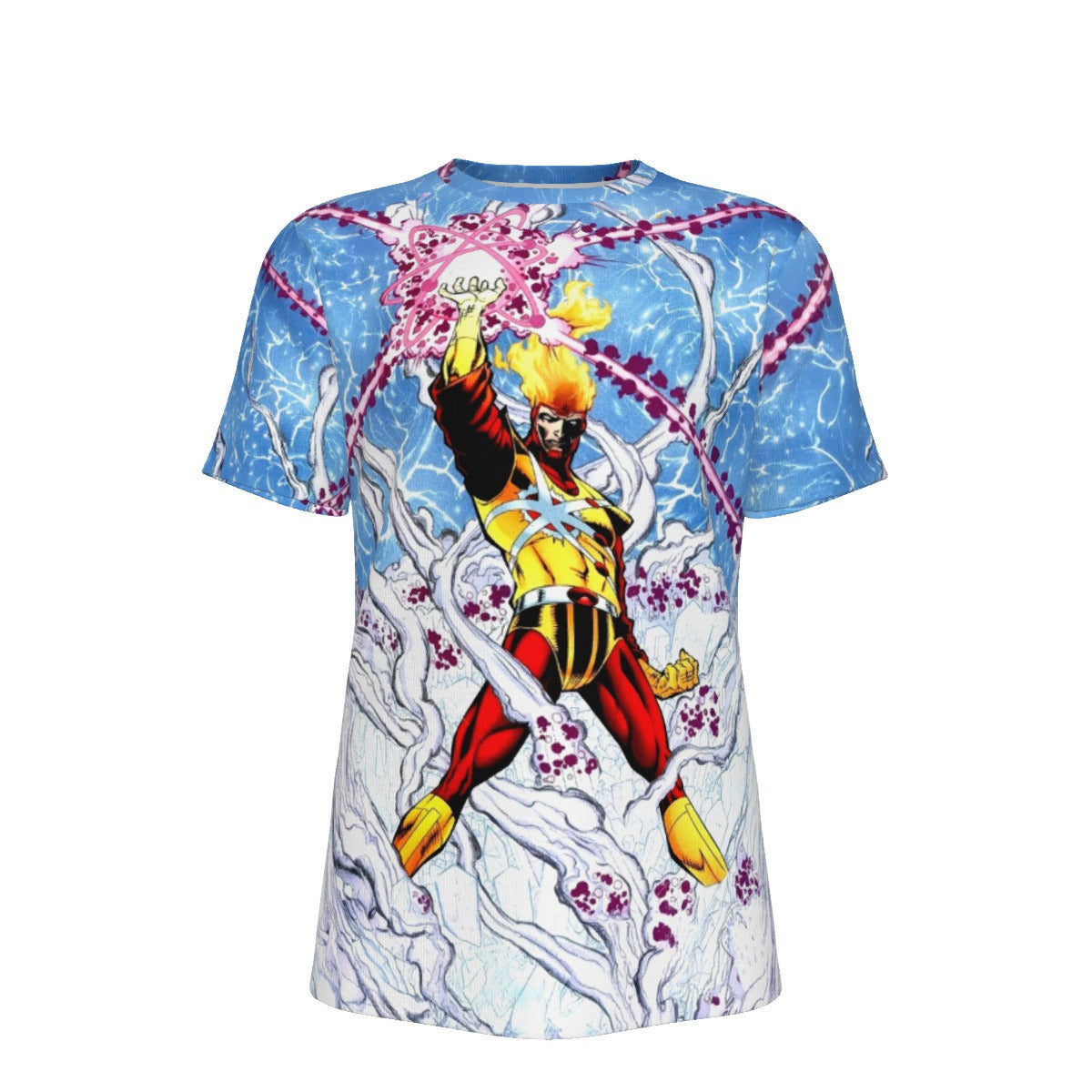 FIRESTORM ALL OVER PRINT SHIRT AND TANK TOP - JLA JSA SECRT FILES