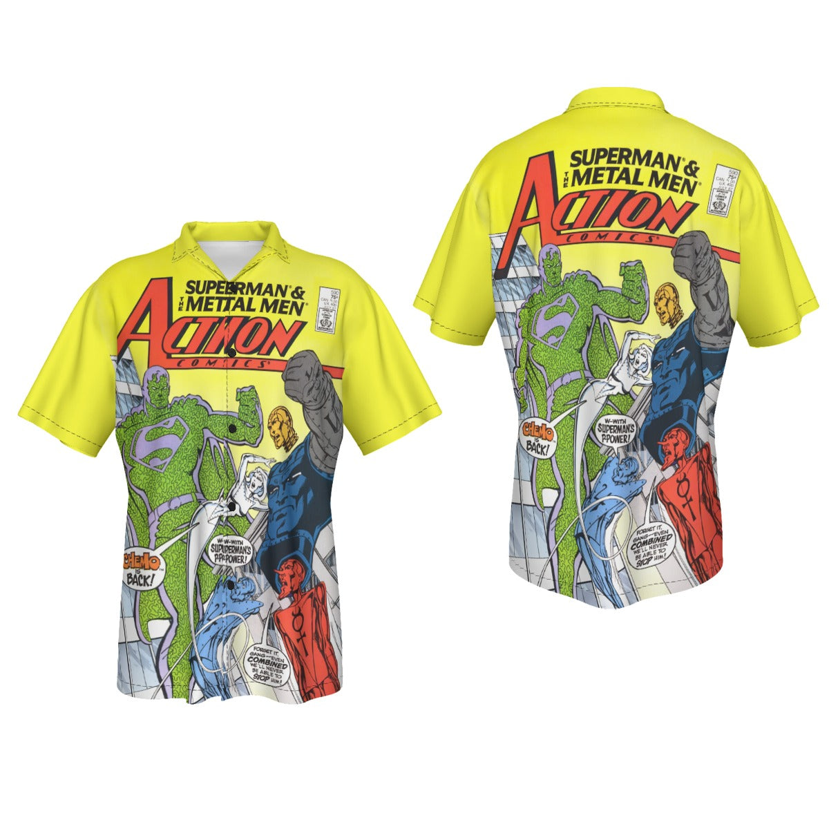 ACTION 590 All Over Print Shirt & Tank Top - METAL MEN