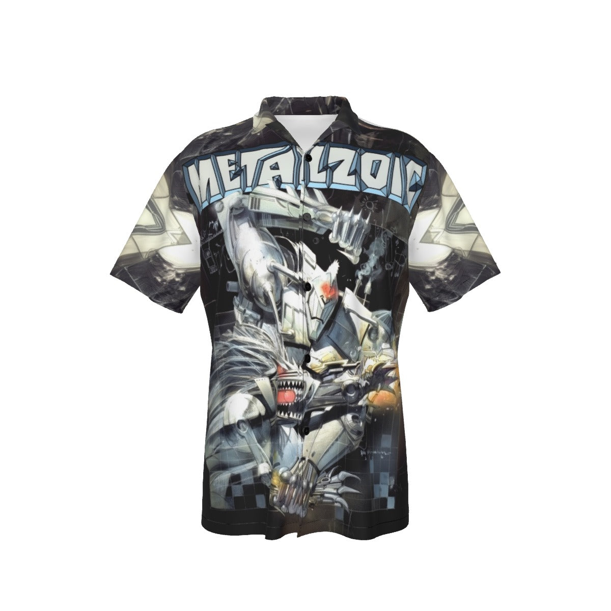 METALZOIC GRAPHIC NOVEL ALL OVER PRINT SHIRT AND TANK TOP- BILL SIENKIEWICZ ART