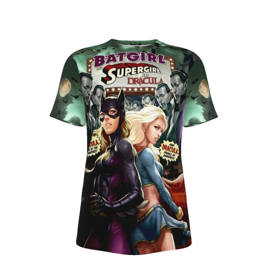 BATGIRL 14 V2 ALL OVER PRINT SHIRT AND TANK TOP - WITH SUPERGIRL