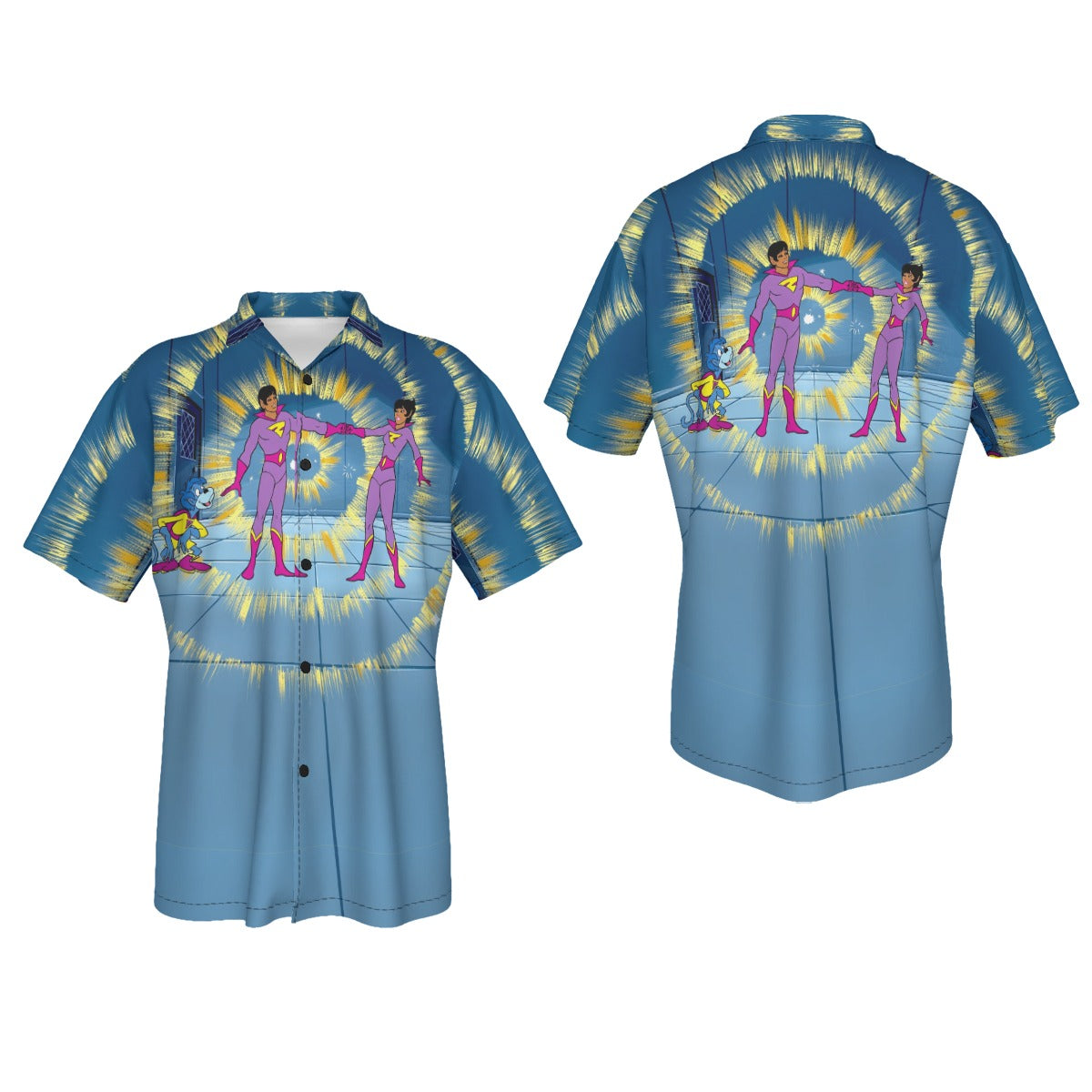 WONDER TWINS TV All Over Print Shirt & Tank Top