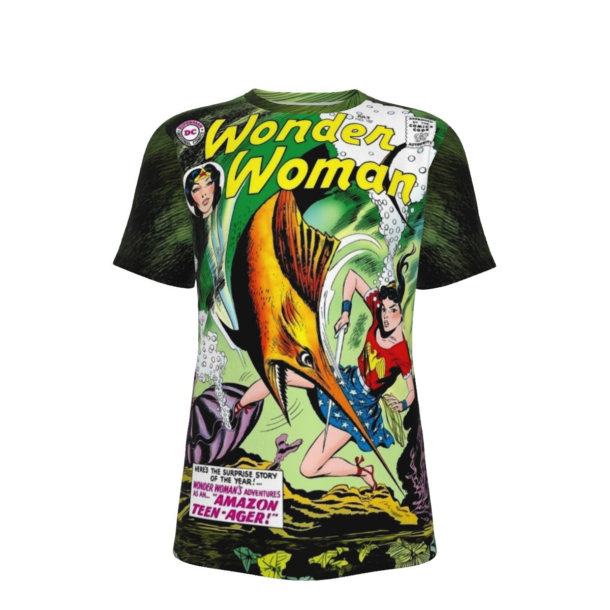 WONDER WOMAN 107 ALL OVER PRINT SHIRT AND TANK TOP