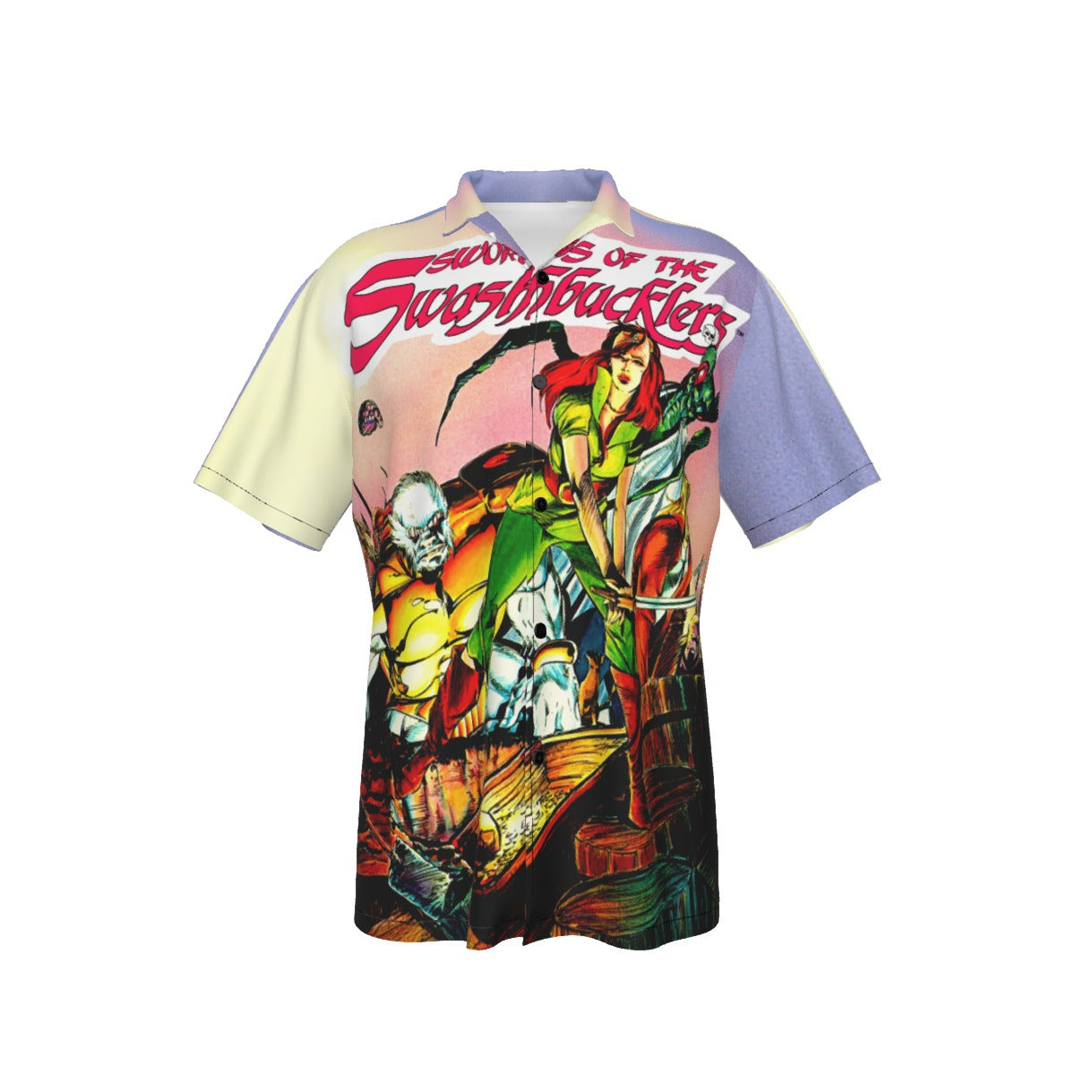 SWORDS OF THE SWASHBUCKLERS ALL OVER PRINT SHIRT AND TANK TOP