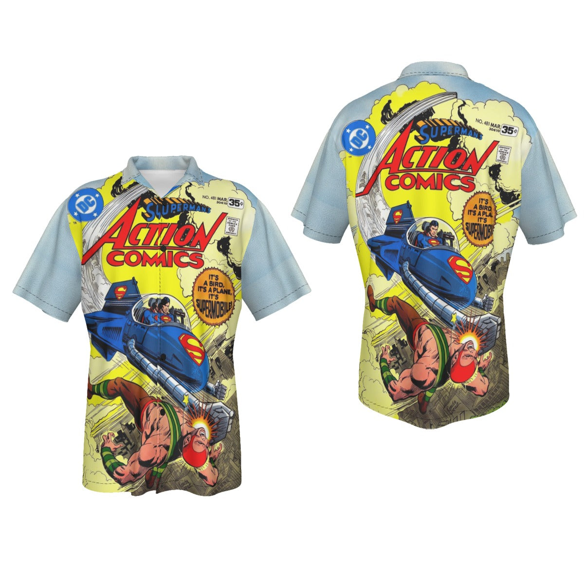 ACTION 481 All Over Print Shirt & Tank Top