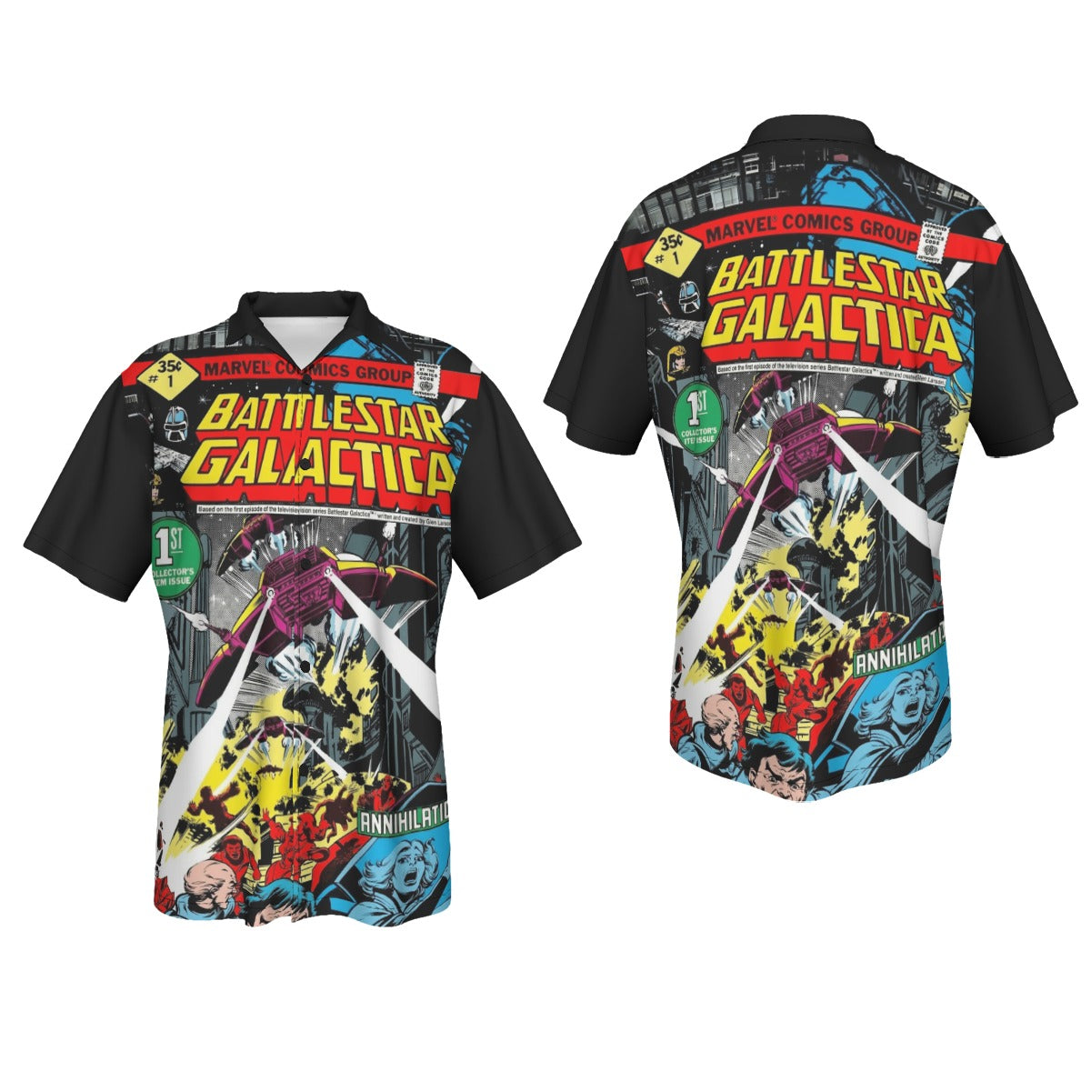 BATTLESTAR GALACTICA COVER 1 All Over Print Shirt & Tank Top