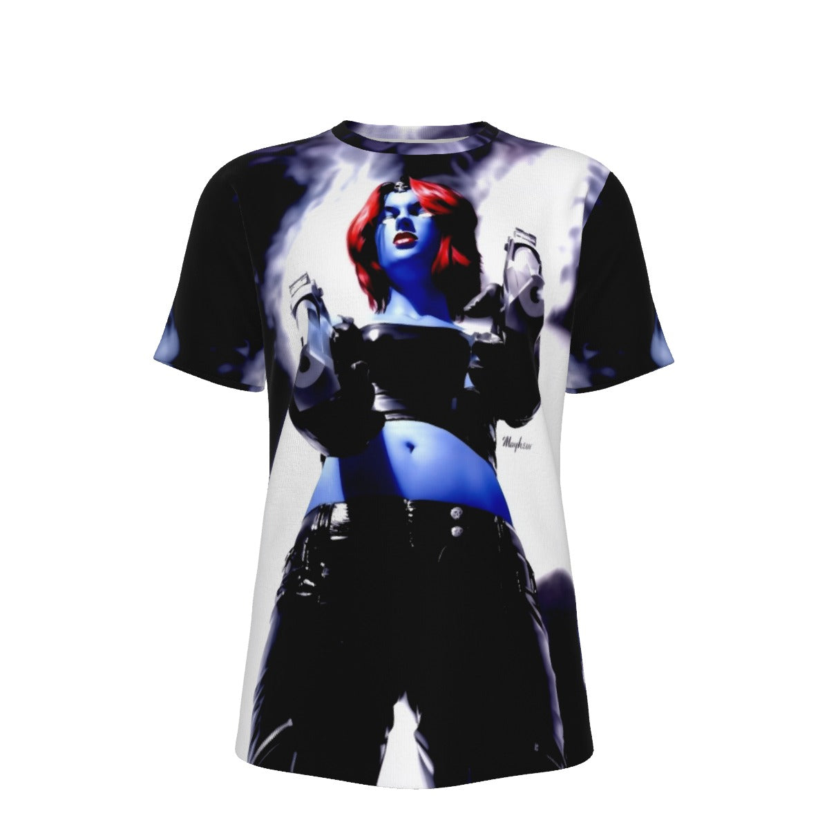 MYSTIQUE PINUP BY MAYHEW ALL OVER PRINT SHIRT AND TANK TOP