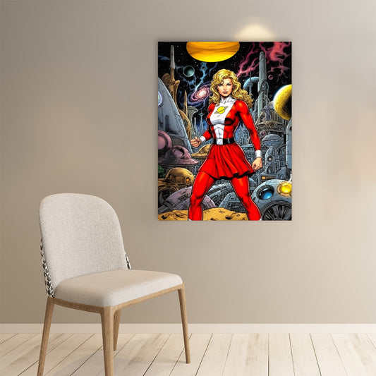 SATURN GIRL LEGION CLASSIC READY POSTER