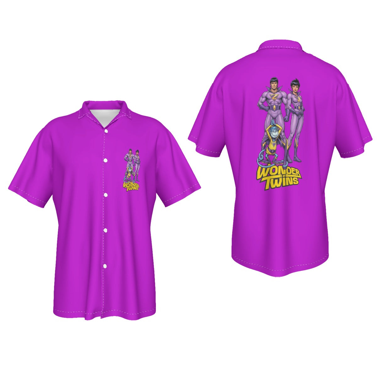 WONDER TWINS GO Over Print Shirt & Tank Top - ORIGINAL ART BY EKA