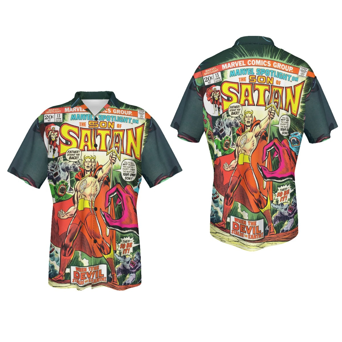 MARVEL SPOTLIGHT 13 All Over Print Shirt & Tank Top- SON OF SATAN