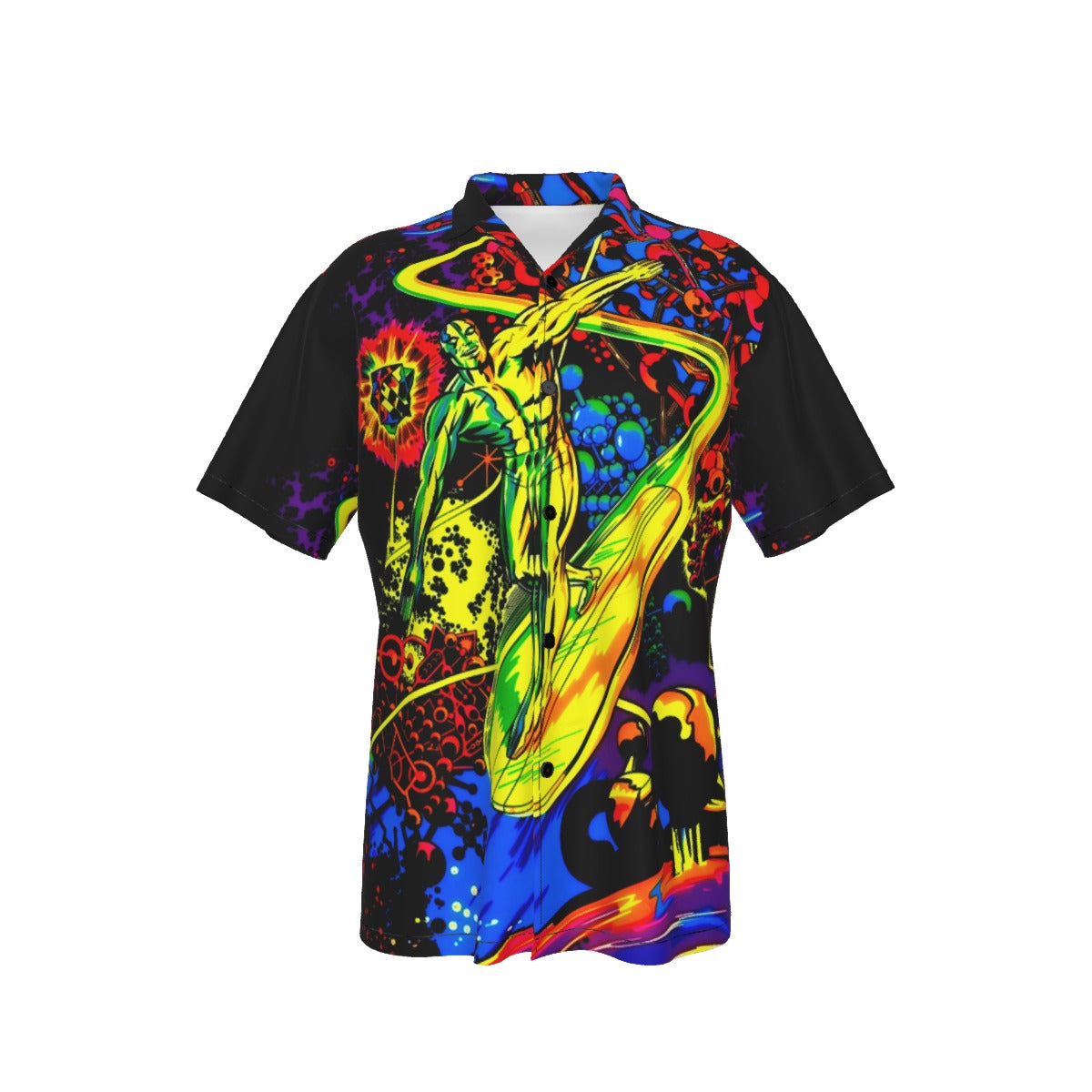 PSYCHEDELIC SILVER SURFER OVER PRINT SHIRT AND TANK TOP - JACK KIRBY ART