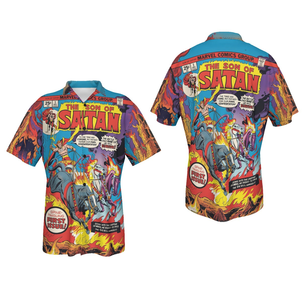 SON OF SATAN 1 All Over Print Shirt & Tank Top