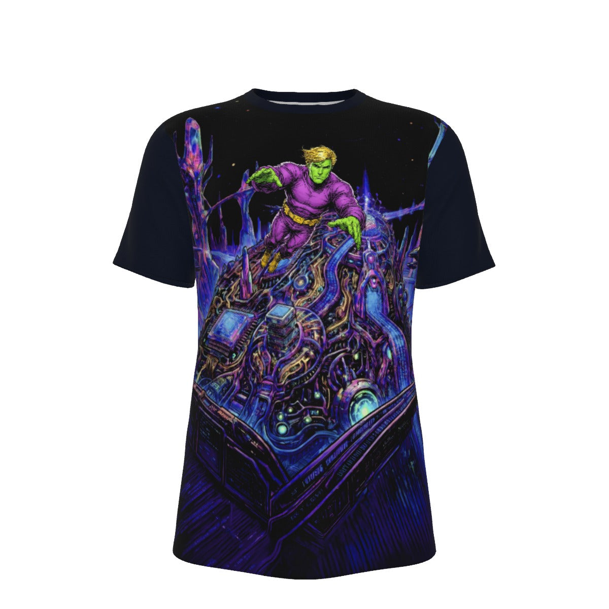 BRAINIAC 5 RUSH ALL OVER PRINT SHIRT AND TANK TOP - ORIGINAL ART BY EKA