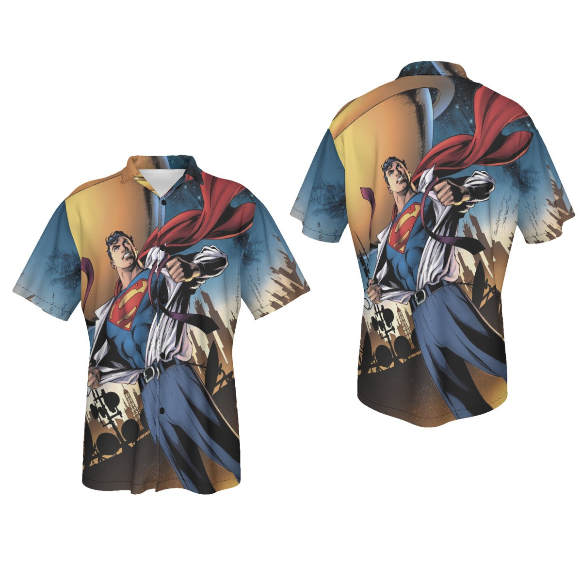 DC NATION 0 SUPERMAN LIFT All Over Print Shirt & Tank Top