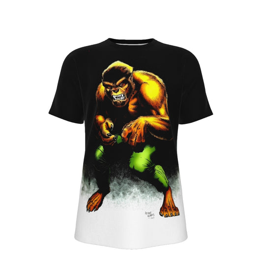 WEREWOLF BY NIGHT PINUP ALL OVER PRINT SHIRT AND TANK TOP -ARTHUR ADAMS ART