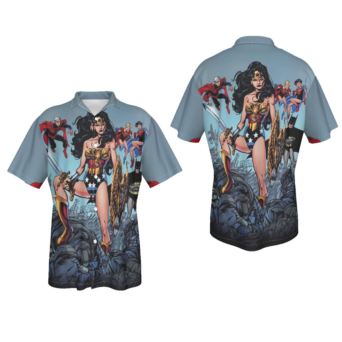GENERATIONS 3 WONDER WOMAN All Over Print Shirt & Tank Top - JOHN BYRNE ART