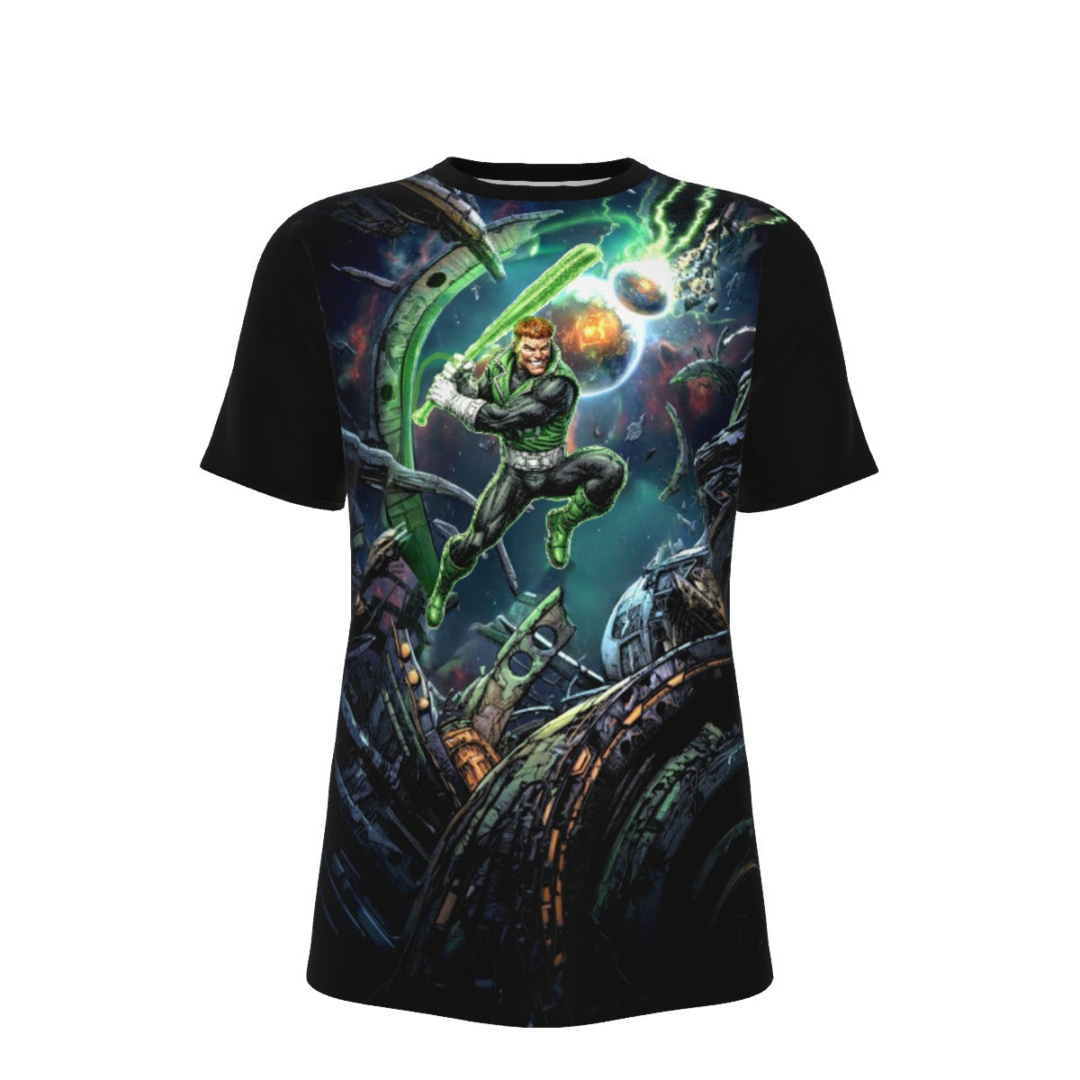 GUY GARDNER GO All Over Print Shirt & Tank Top - ORIGINAL ART BY EKA