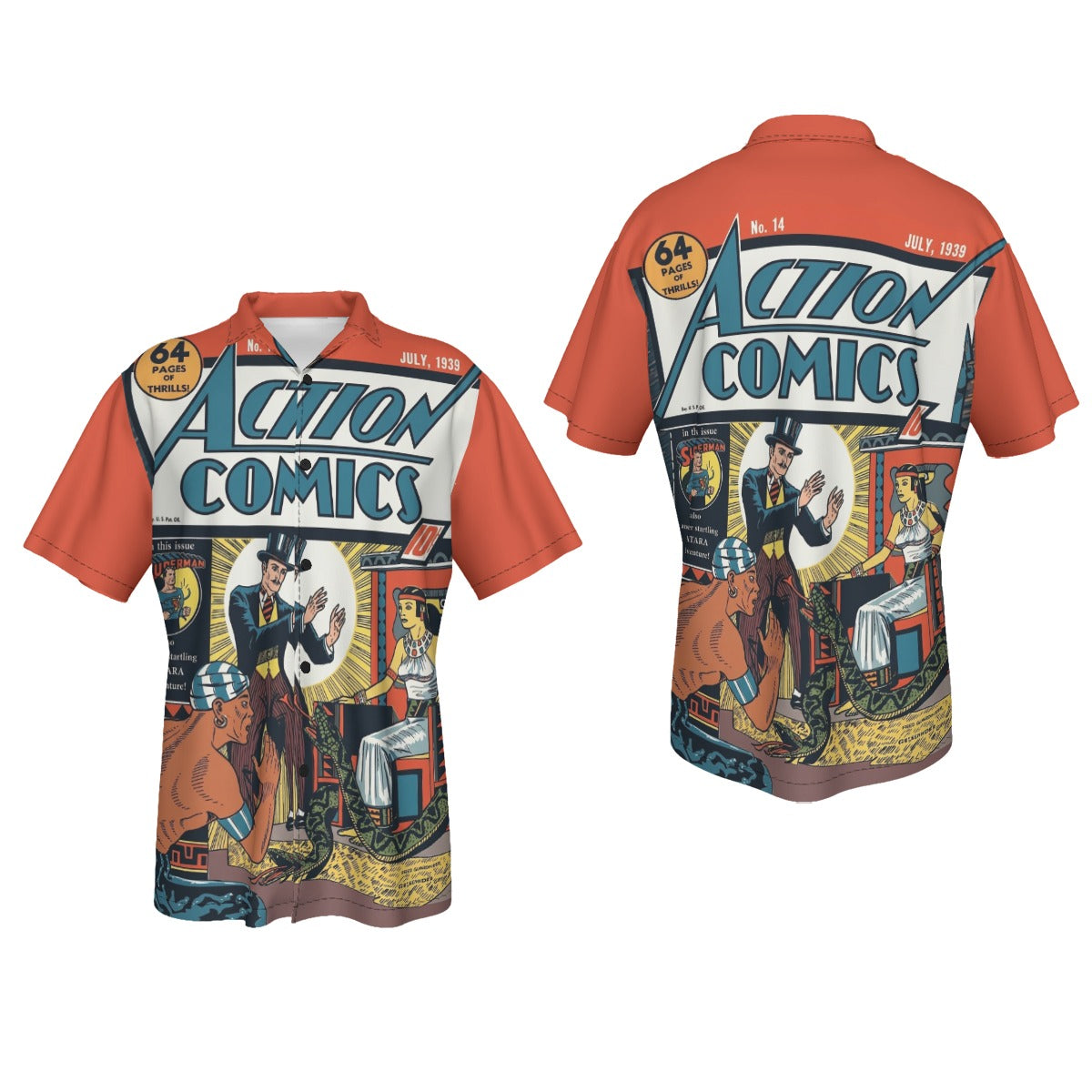 ACTION 14 All Over Print Shirt & Tank Top - ZATARA