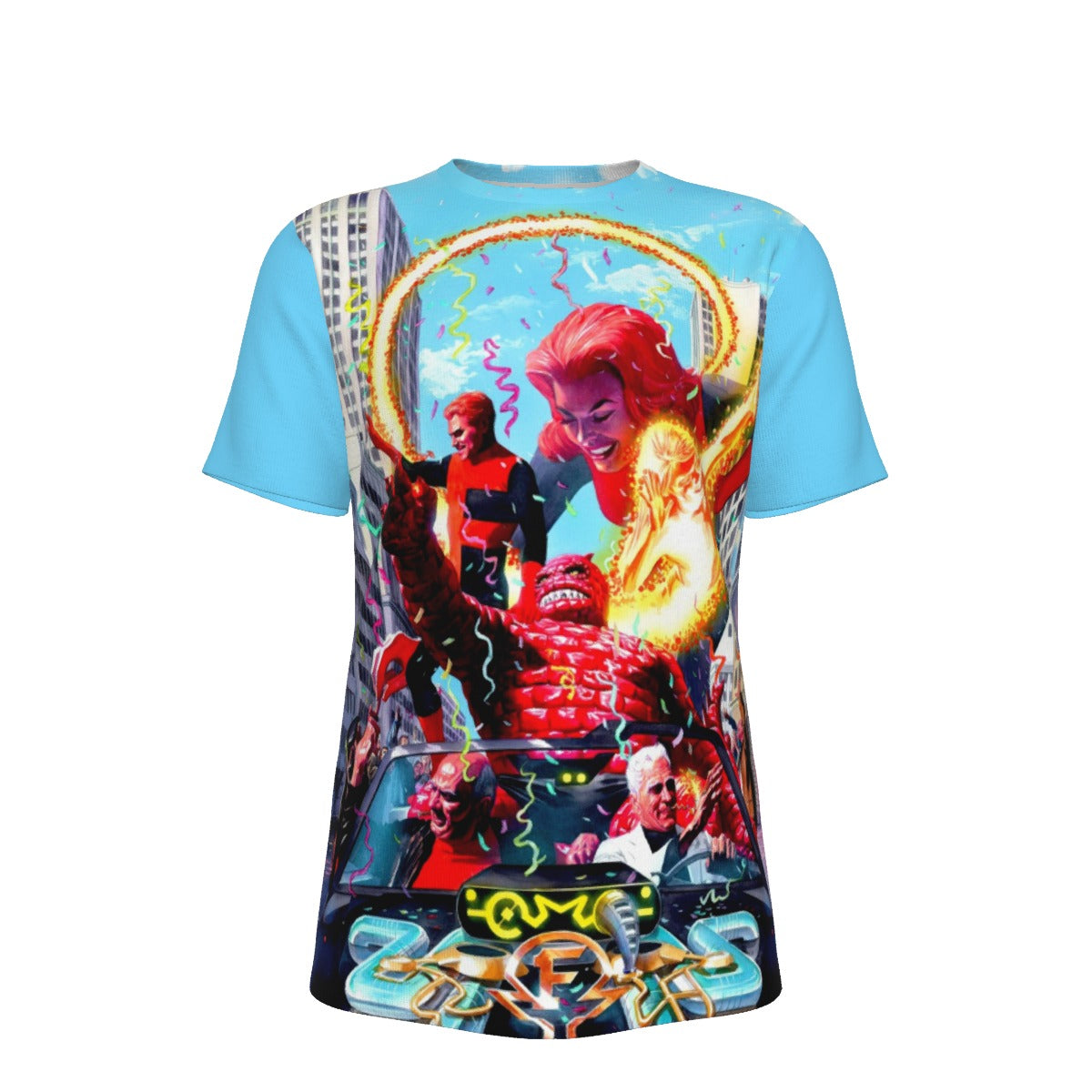ASTRO CITY PARADE All Over Print Shirt & Tank Top - ALEX ROSS ART