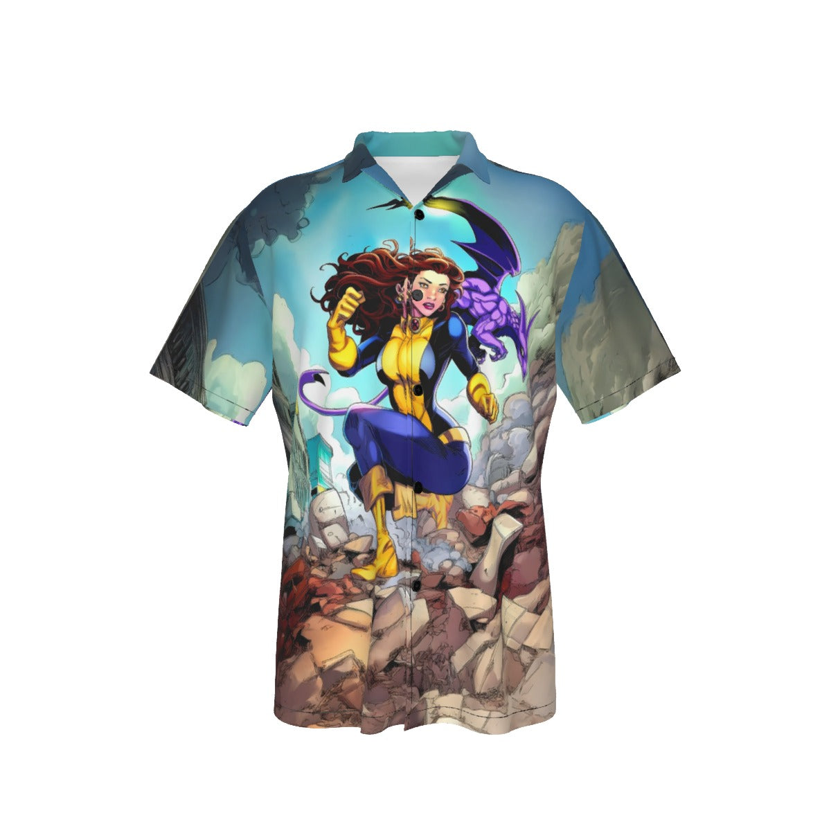 KITTY PRYDE LOCKHEED READY OVER PRINT SHIRT AND TANK TOP -ORIGINAL ART