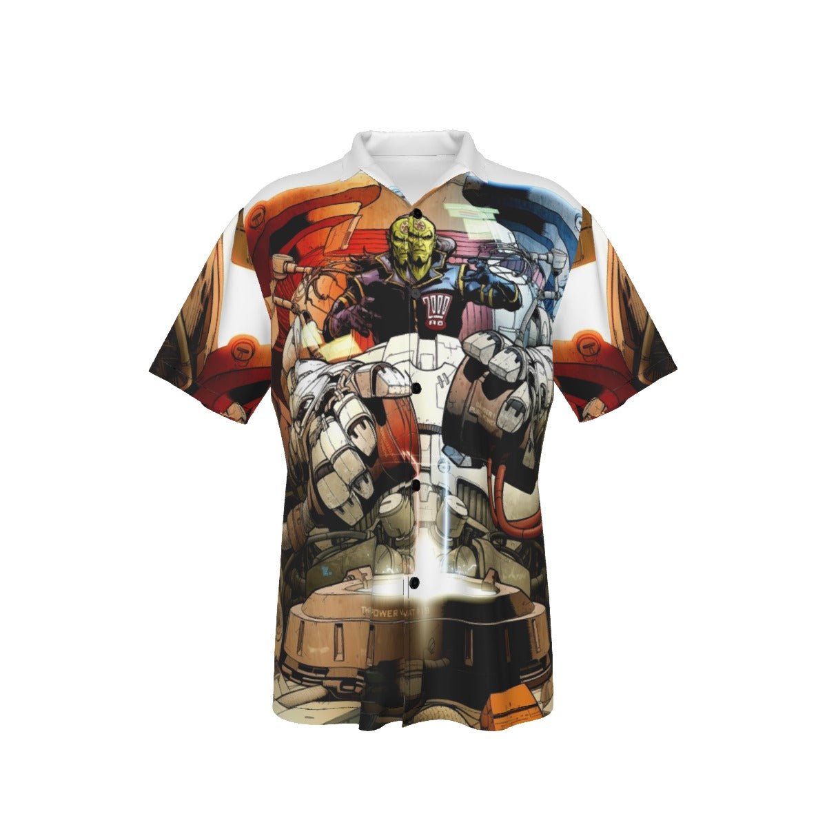 2000AD THRILL POWER OVERLOAD ALL OVER PRINT SHIRT AND TANK TOP