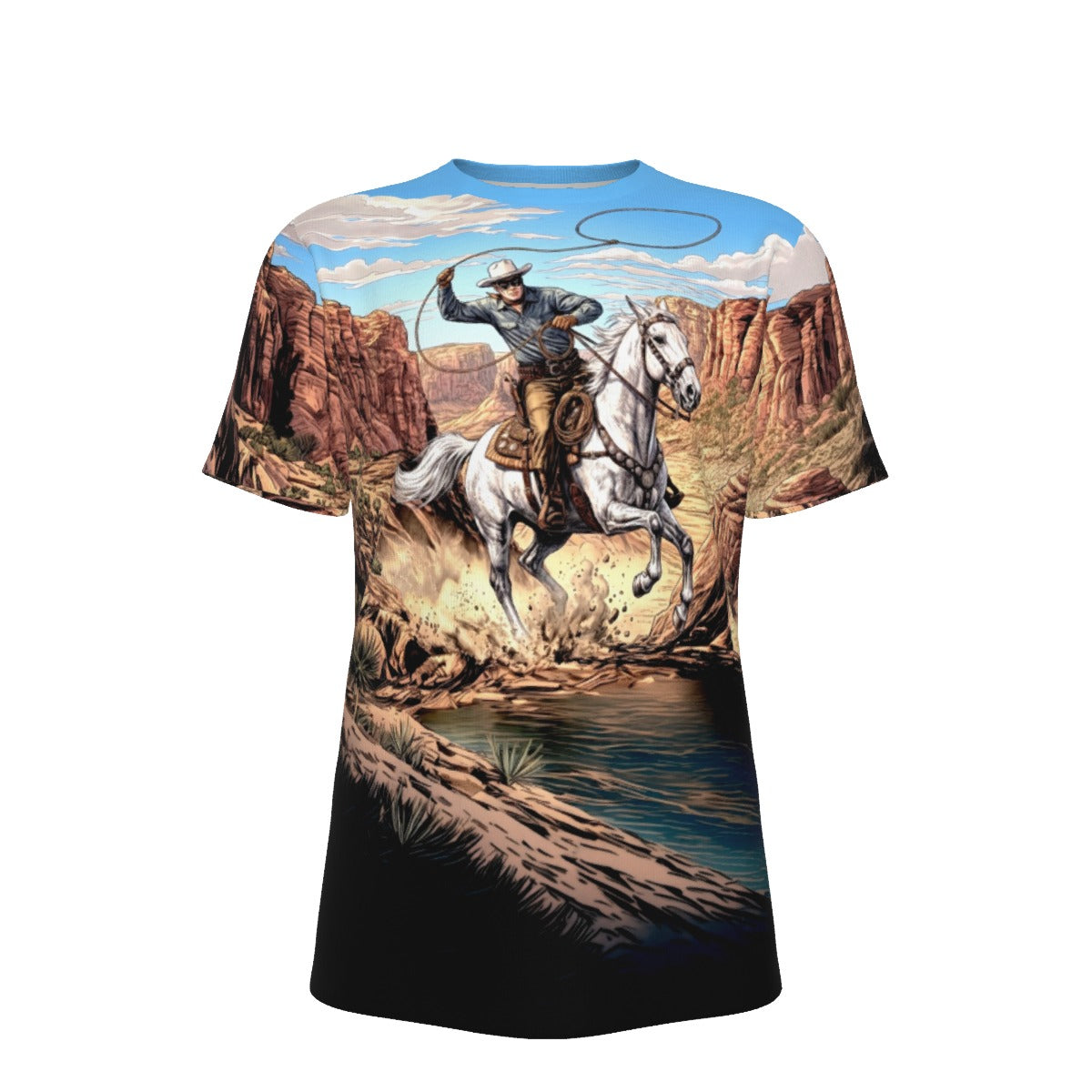 LONE RANGER GO VAR All Over Print Shirt & Tank Top - ORIGINAL ART BY EKA