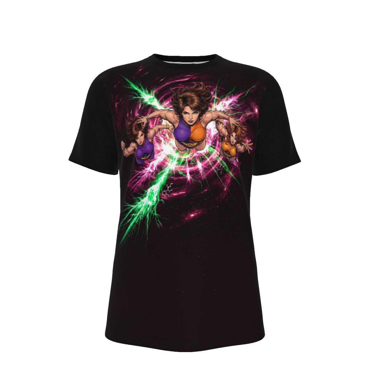 TRIPLICATE GIRL/DUO DAMSEL RUSH All Over Print Shirt & Tank Top - LEGION RUSH SERIES - ORIGINAL ART