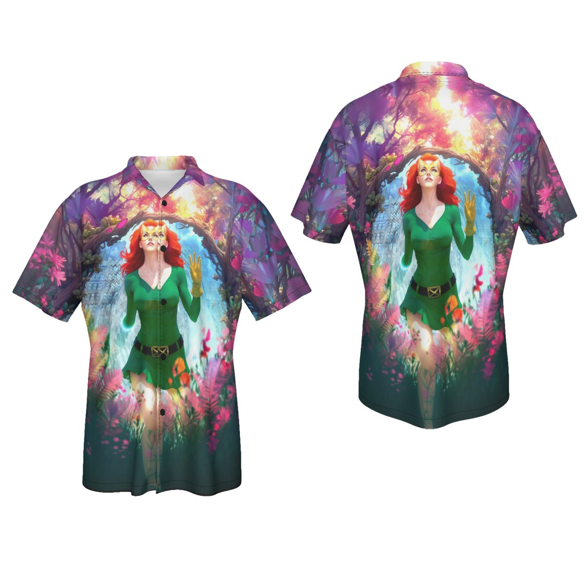 MARVEL GIRL All Over Print Shirt & Tank Top - STANLEY ARTGEM ART