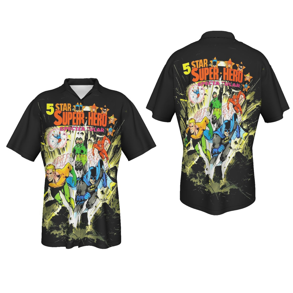 5 STAR SUPERHERO SPECTACTULAR All Over Print Shirt & Tank Top