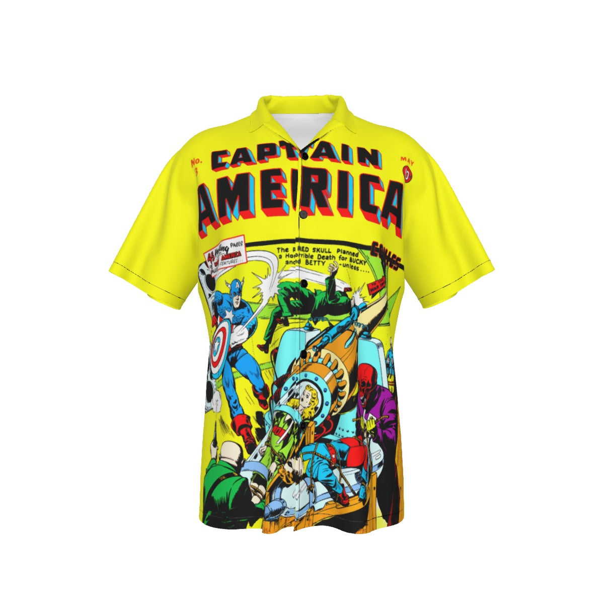 CAPTAIN AMERICA COMICS 3 READY OVER PRINT SHIRT AND TANK TOP