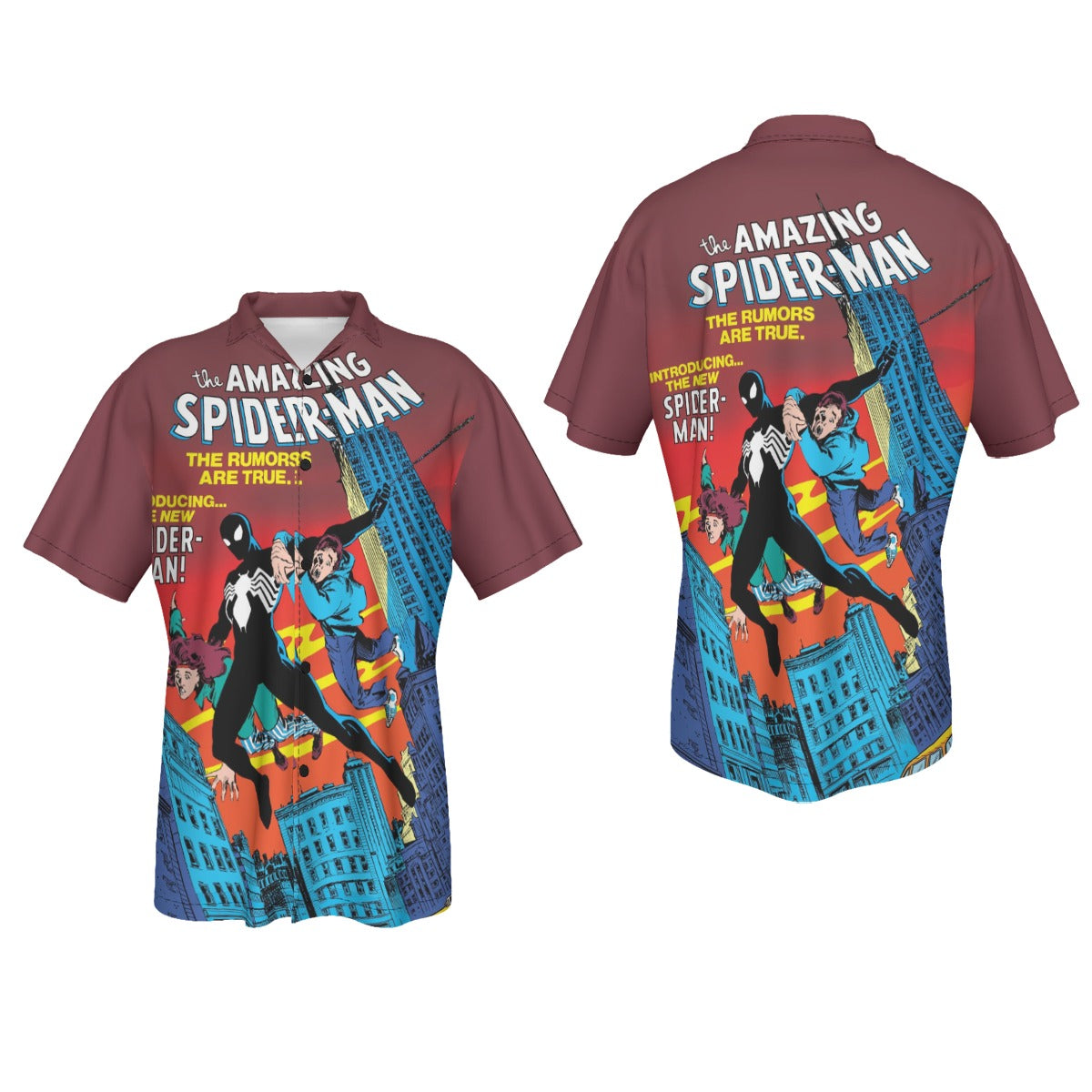 SPIDERMAN 252 All Over Print Shirt & Tank Top - FIRST BLACK COSTUME