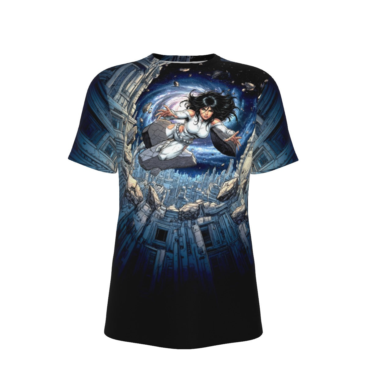 PHANTOM GIRL GO All Over Print Shirt & Tank Top - ORIGINAL ART BY EKA