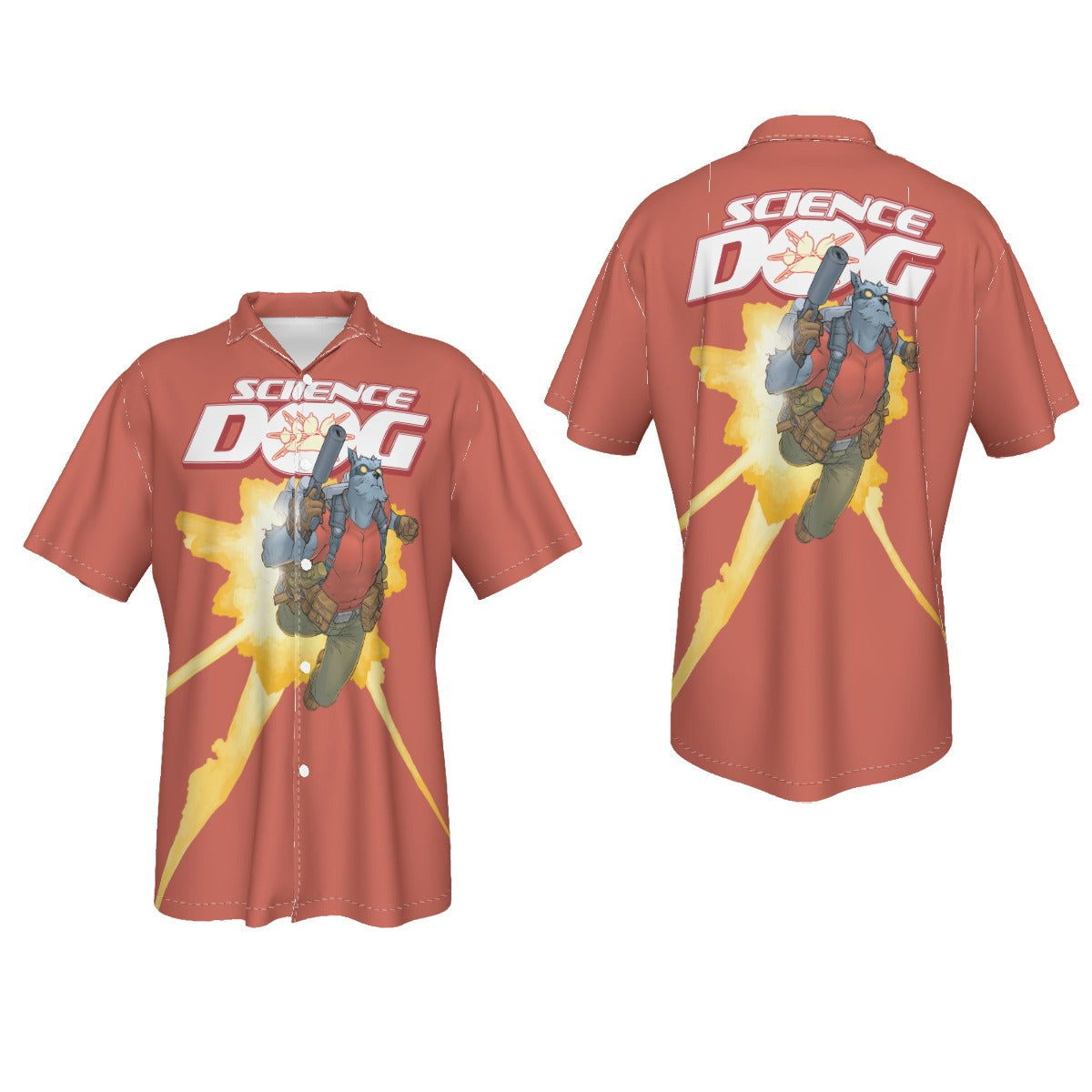 SCIENCE DOG All Over Print Shirt & Tank Top