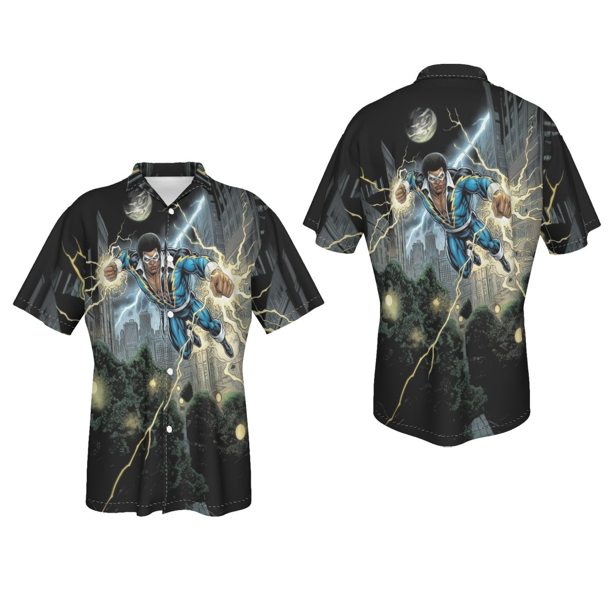 BLACK LIGHTNING GO All Over Print Shirt & Tank Top