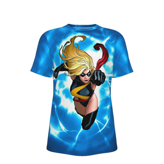 MS MARVEL 4 ALL OVER PRINT SHIRT AND TANK TOP