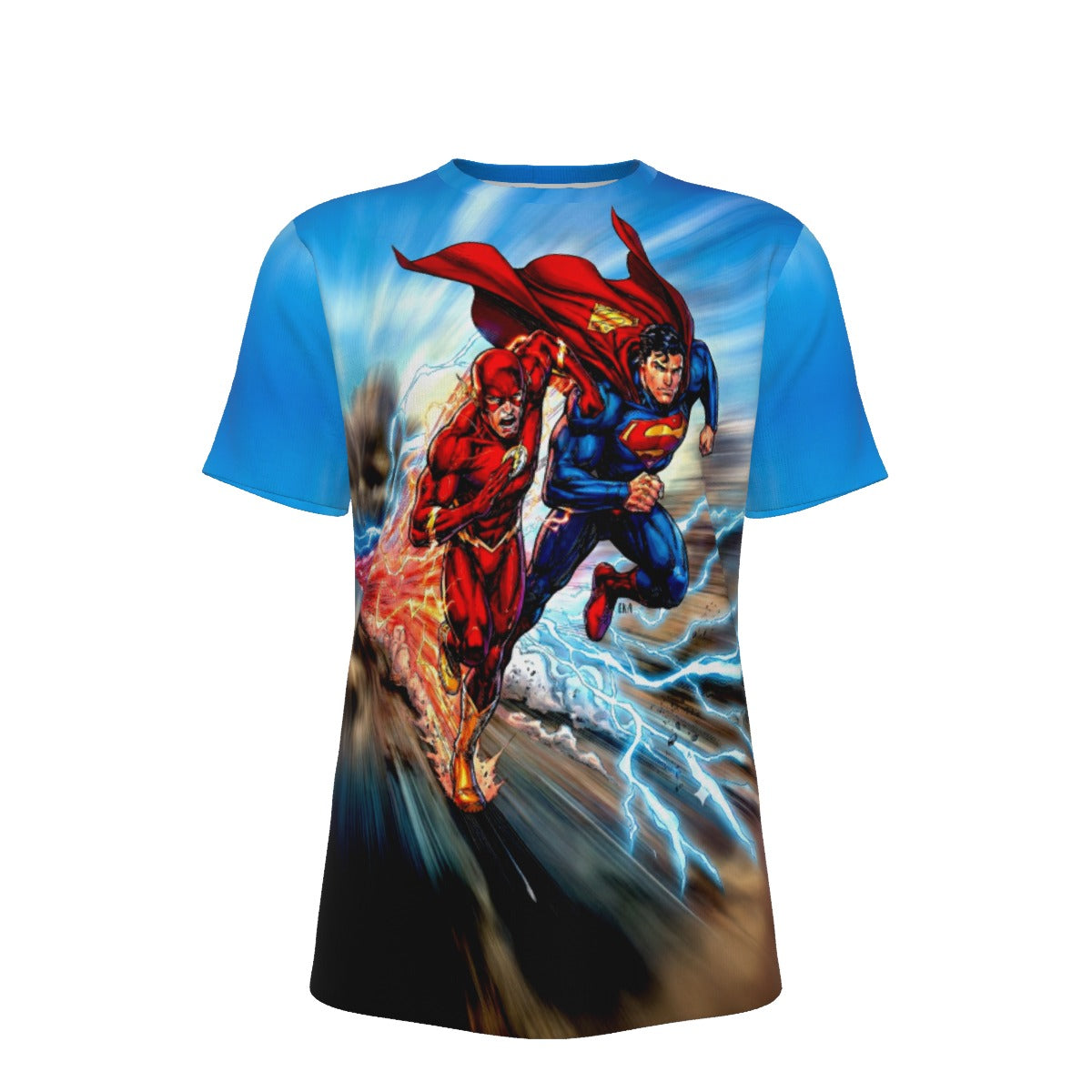 SUPERMAN FLASH RACE All Over Print Shirt & Tank Top  -PRIVATE EDITIONS