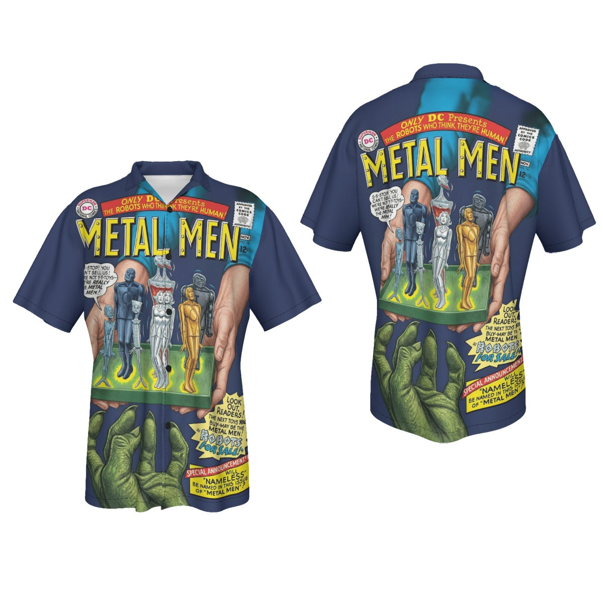 METAL MEN 16 All Over Print Shirt & Tank Top