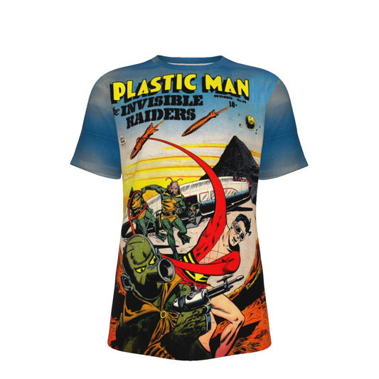 PLASTIC MAN 64 ALL OVER PRINT SHIRT AND TANK TOP