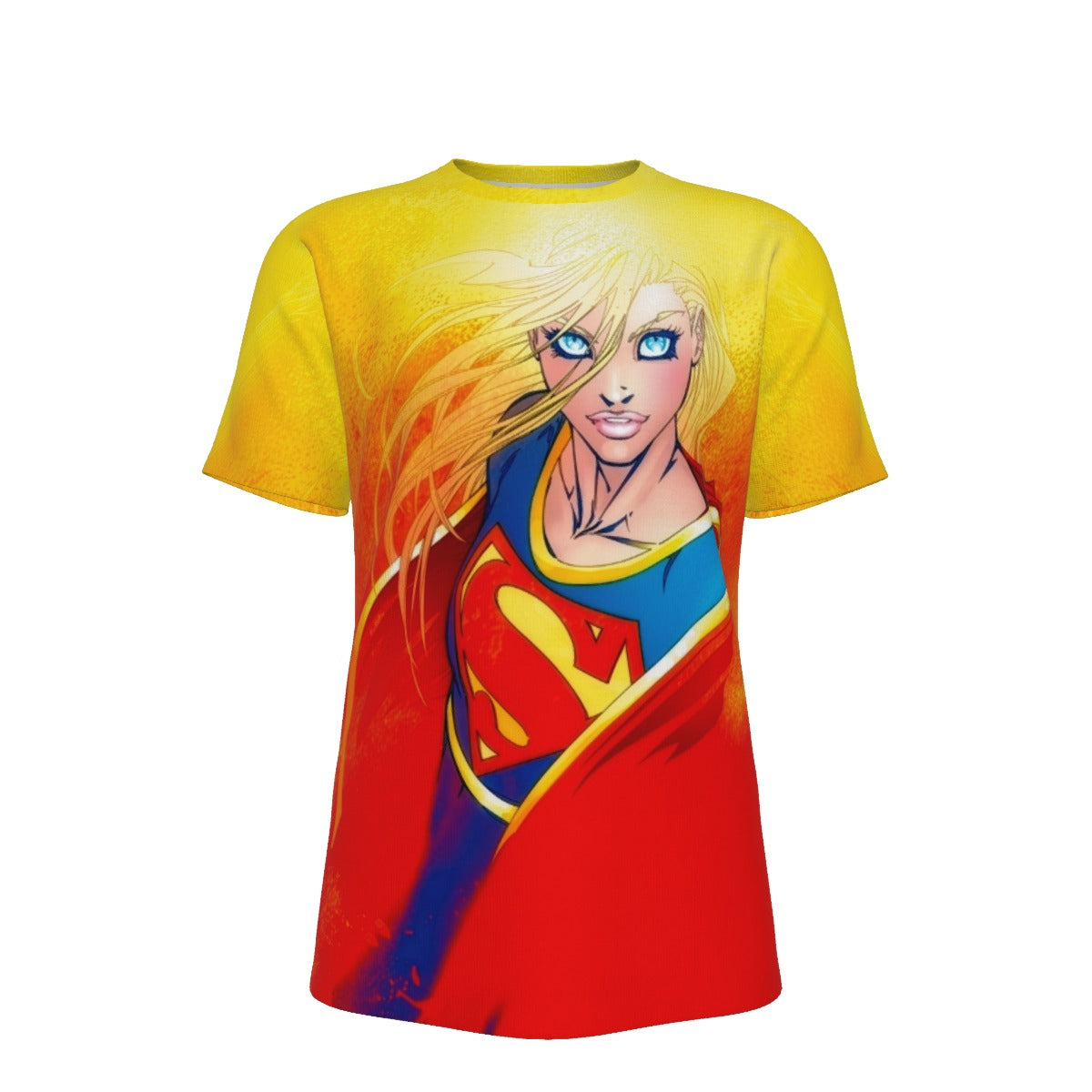 SUPERGIRL PIN UP All Over Print Shirt & Tank Top- MICHAEL TURNER ART