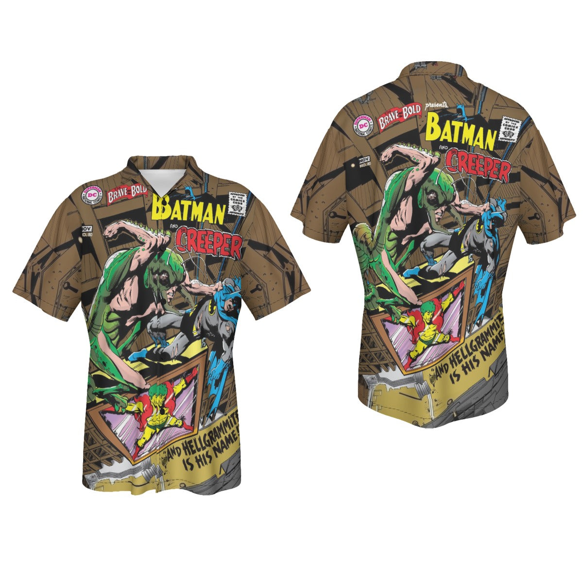 BRAVE AND THE BOLD 80 All Over Print Shirt &amp; Tank Top-CREEPER