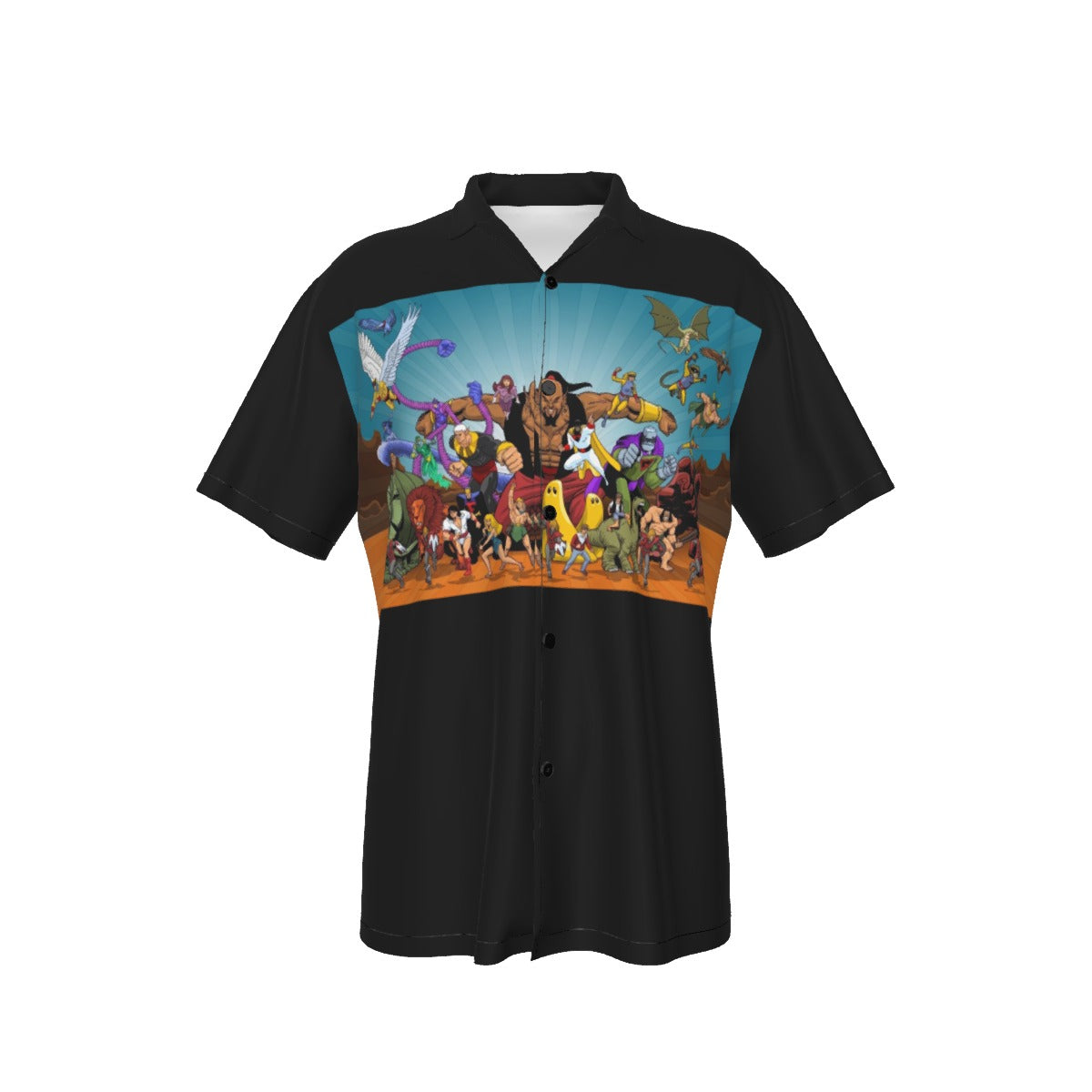 HANNA BARBERA ACTION UNIVERSE All Over Print Shirt & Tank Top