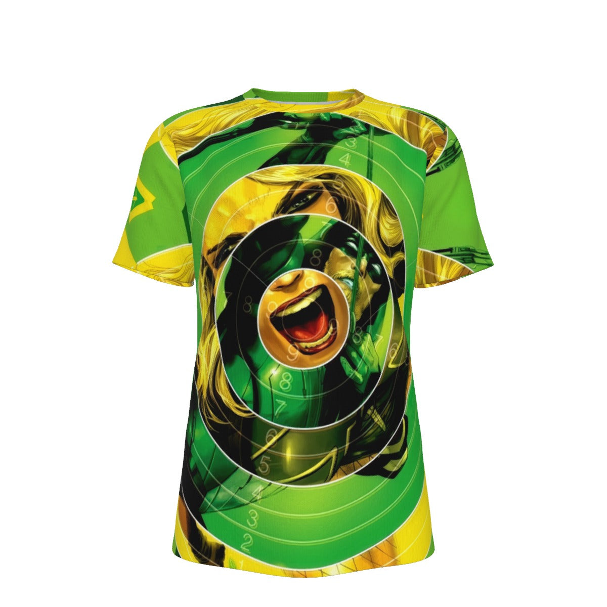 GREEN ARROW BLACK CANARY CRY ALL OVER PRINT SHIRT AND TANK TOP