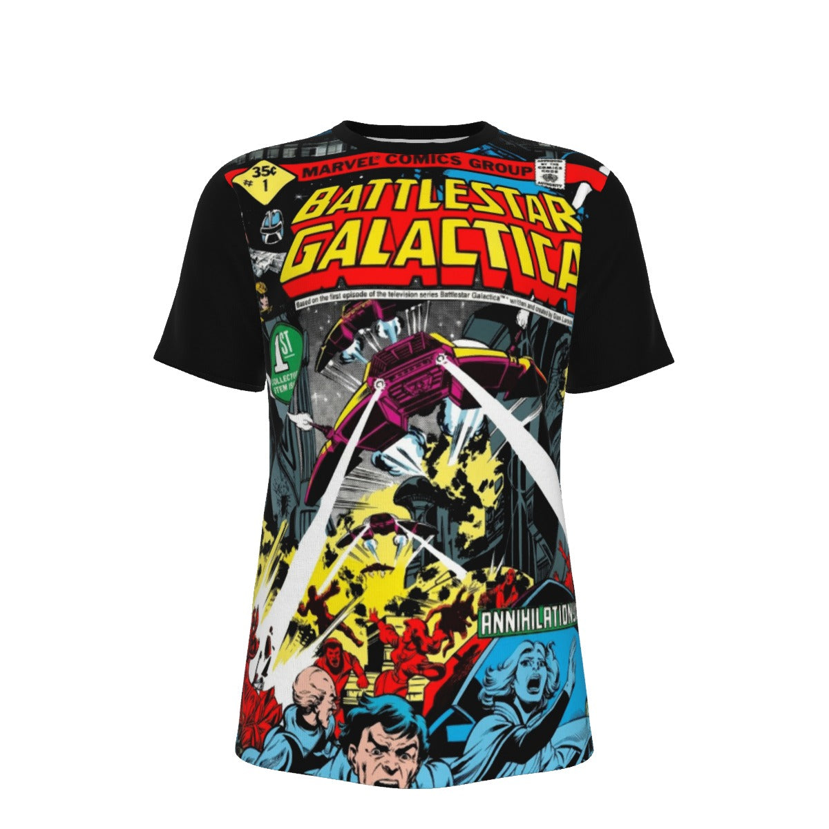 BATTLESTAR GALACTICA COVER 1 All Over Print Shirt & Tank Top