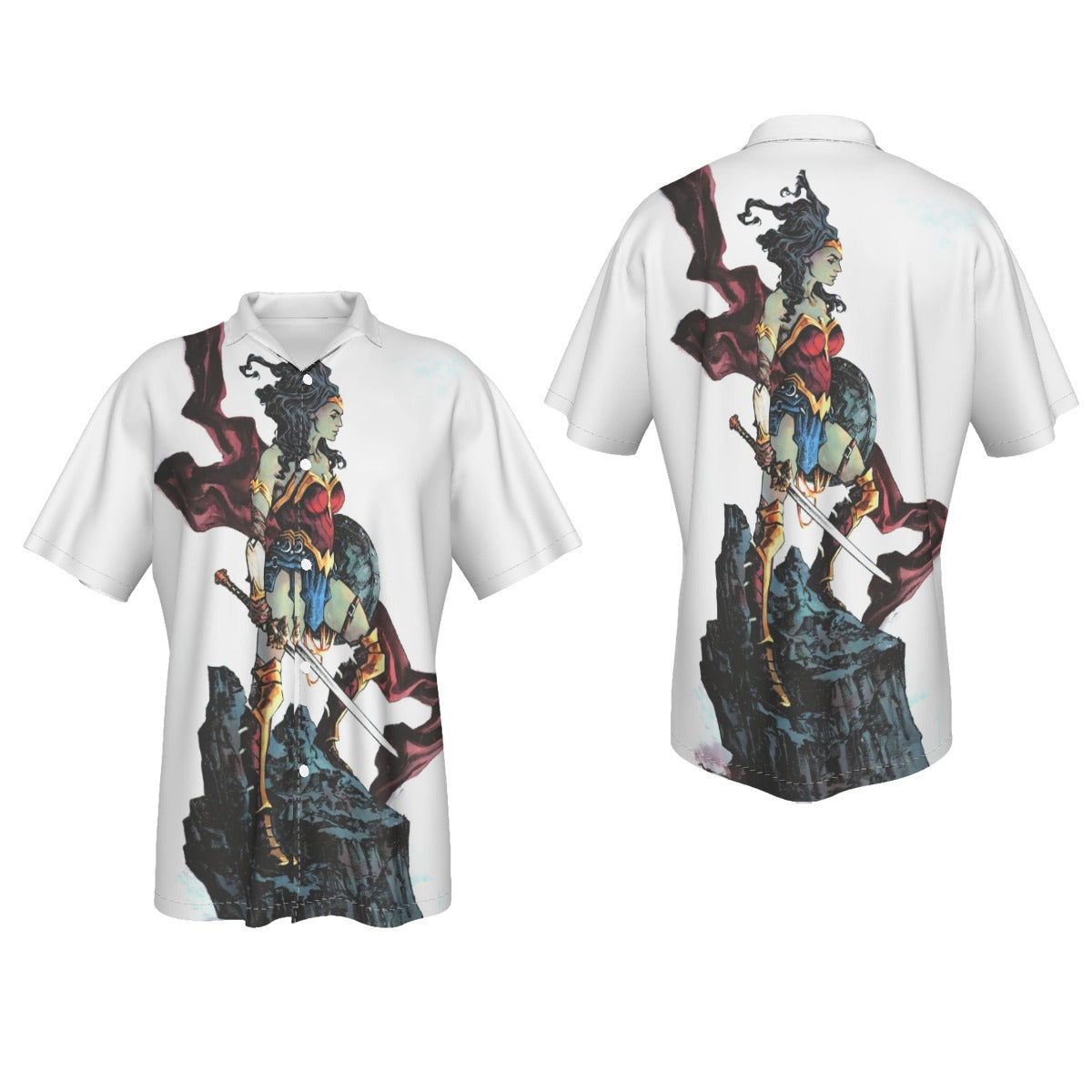 WONDER WOMAN 2 V6 VAR All Over Print Shirt & Tank Top - SEBA FIUMARA ART
