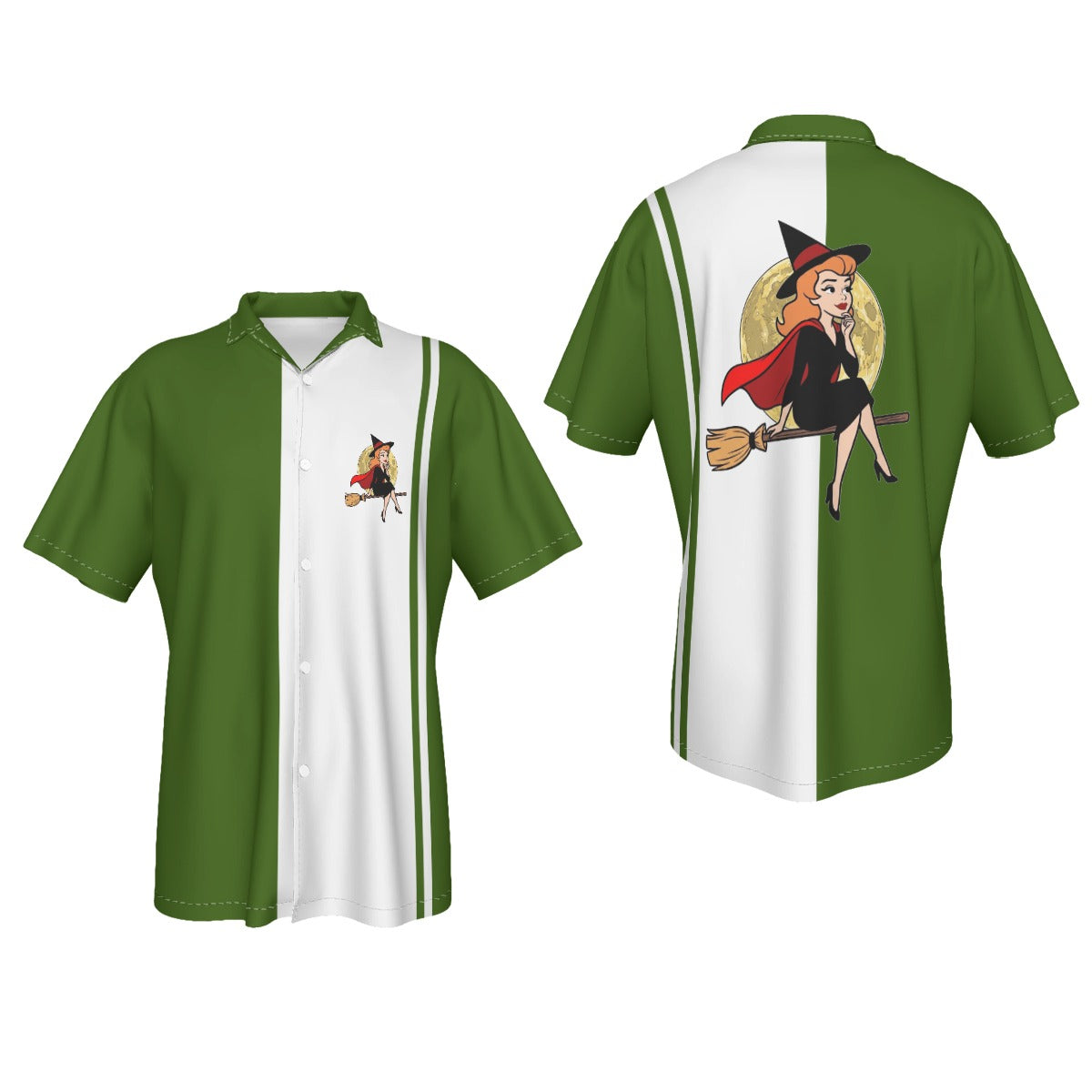 BEWITCHED BROOM RIDE All Over Print Shirt & Tank Top- ORIGINAL ART BY EKA